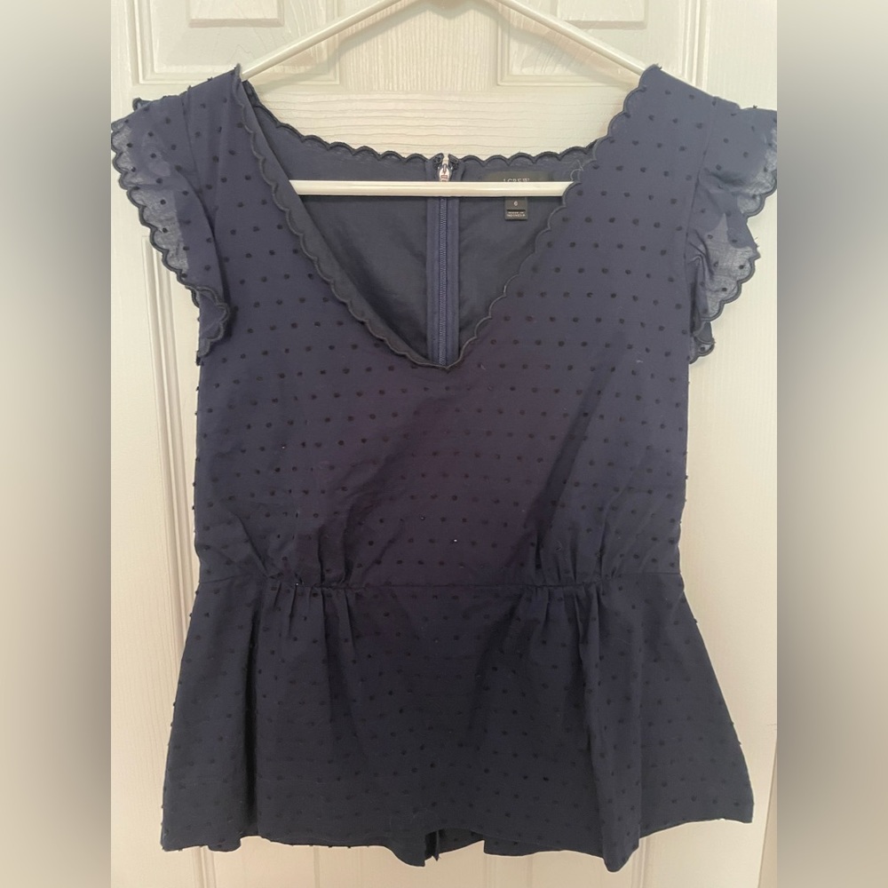 J. Crew navy top